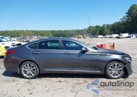 2018 Genesis G80 3.8 из США, поврежденный, VIN KMHGN4JEXJU277200